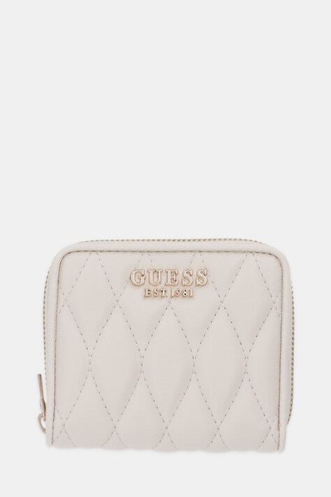 Guess portfel VALLA damski kolor beżowy SWQG81 22137