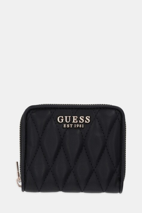 Πορτοφόλι Guess VALLA χρώμα: μαύρο, SWQG81 22137