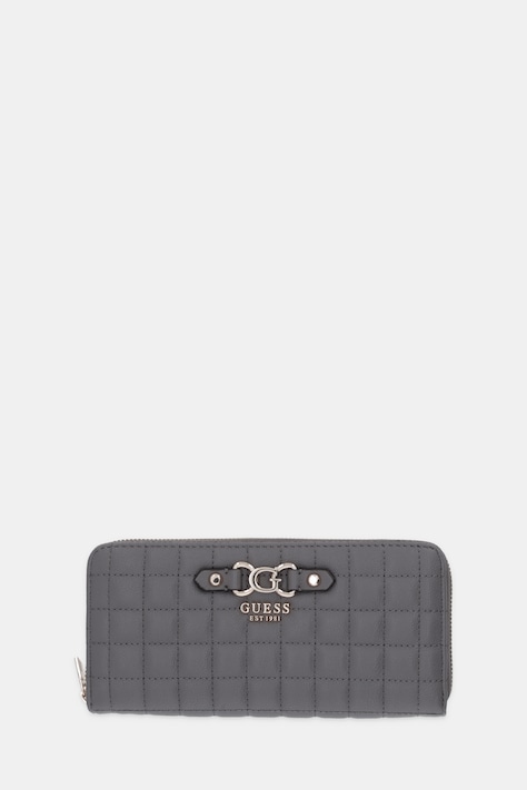 Πορτοφόλι Guess NADIRA χρώμα: γκρι, SWQG84 24146