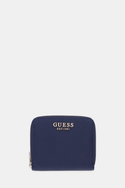 Guess portfel LAUREL damski kolor granatowy SWBG74 59137