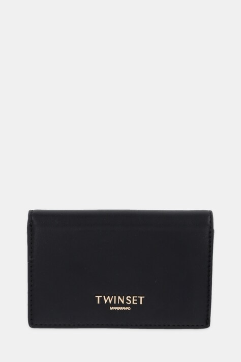 Twinset portfel damski kolor czarny 252TL8013