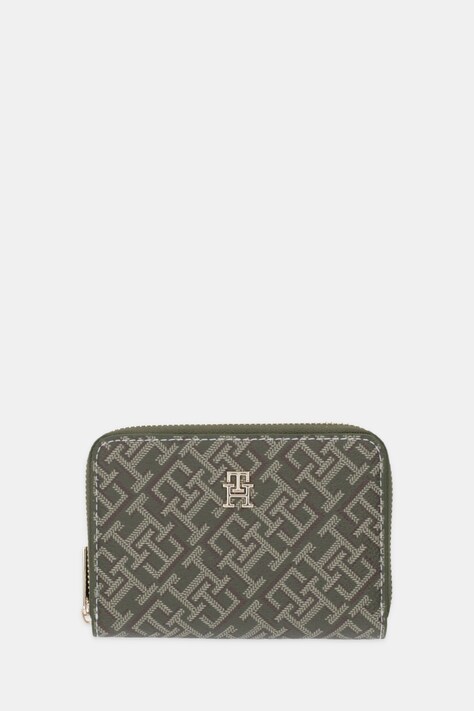 Tommy Hilfiger portfel damski kolor zielony AW0AW17736