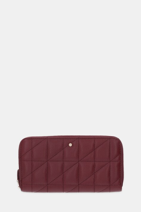 Geox portofel de piele culoarea bordo, D45K3C 00046
