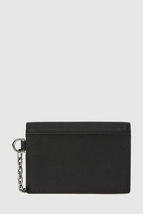 Шкіряний гаманець Karl Lagerfeld K/SIGNATURE — AW25-PFD0D1, чорний — фото 2