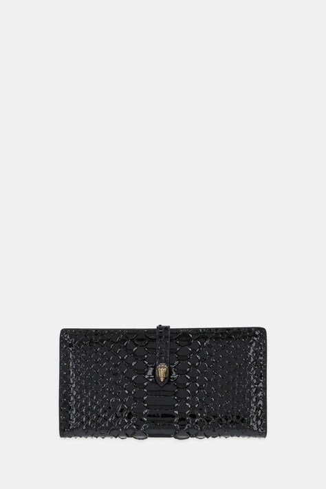 Kurt Geiger London portfel skórzany damski kolor czarny 5021800719