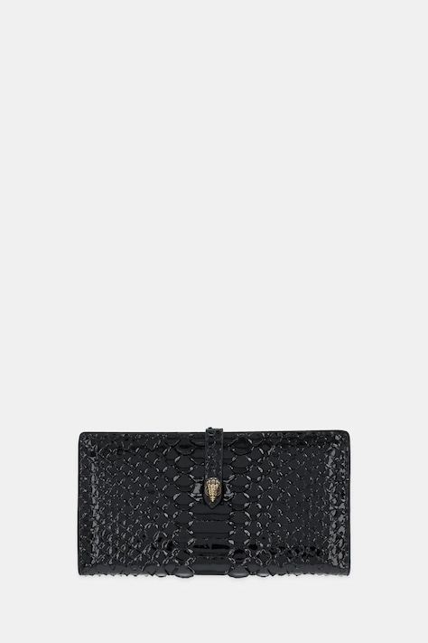 Usnjena denarnica Kurt Geiger London ženska, črna barva, 5021800719