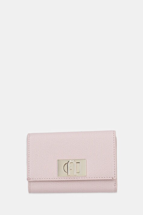 Furla portfel skórzany damski kolor beżowy WP00225.ARE000.2814S