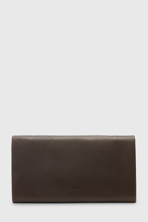 Кожаный кошелек AllSaints HARLUNA цвет коричневый W208XD
