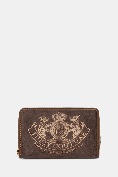 Peněženka Juicy Couture Twig Narrative dámská, hnědá barva, WIJTG8991WZC