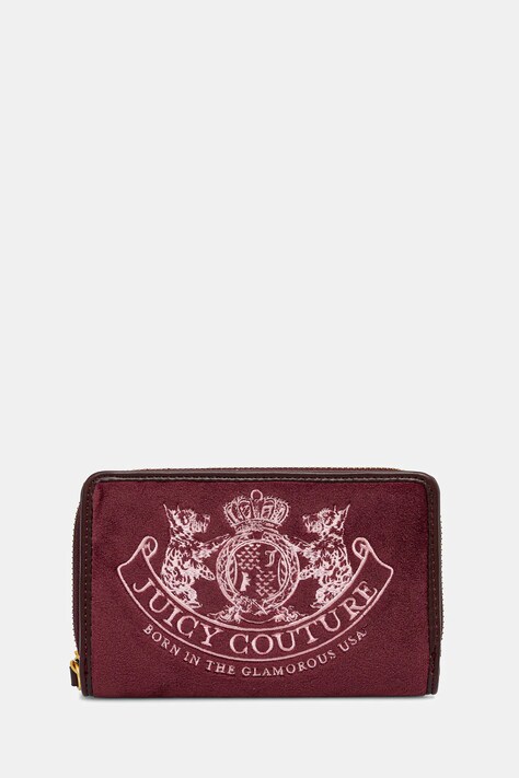 Juicy Couture portofel Twig Narrative culoarea bordo, WIJTG8991WZC