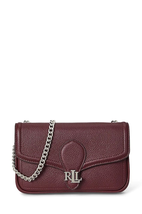 Δερμάτινο πορτοφόλι Lauren Ralph Lauren χρώμα: μπορντό, 432977374