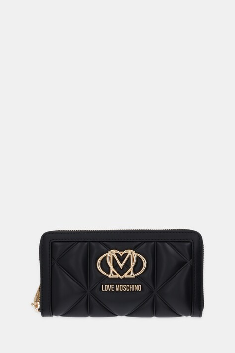 Love Moschino portfel damski kolor czarny JC5644PP0NLC0000