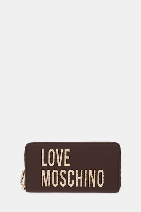 Love Moschino portfel damski kolor brązowy JC5692PP0NKD031A
