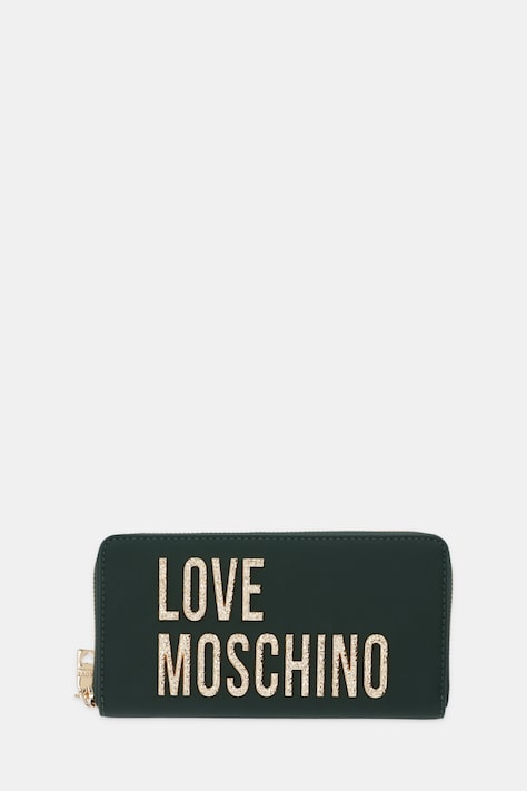 Love Moschino portfel damski kolor zielony JC5692PP0NKD085A