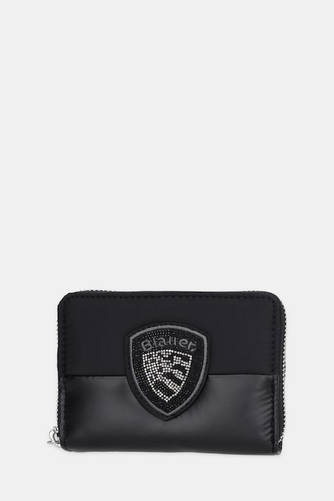 Blauer portfel damski kolor czarny PALM03