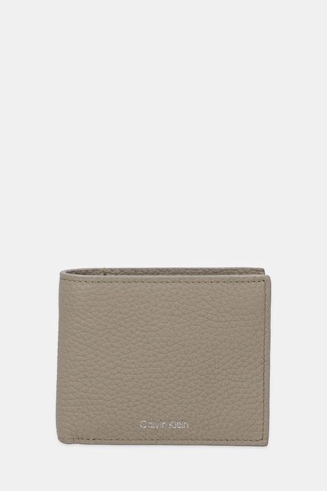 Calvin Klein portofel de piele culoarea maro, LV04D1028G