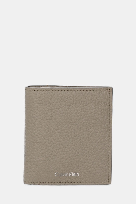 Calvin Klein portofel de piele culoarea maro, LV04D1029G
