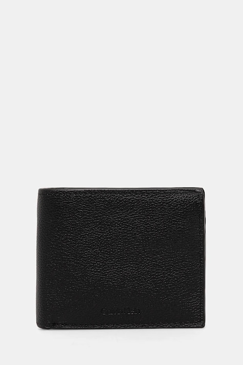 Calvin Klein portofel de piele culoarea negru, LV04D1033G