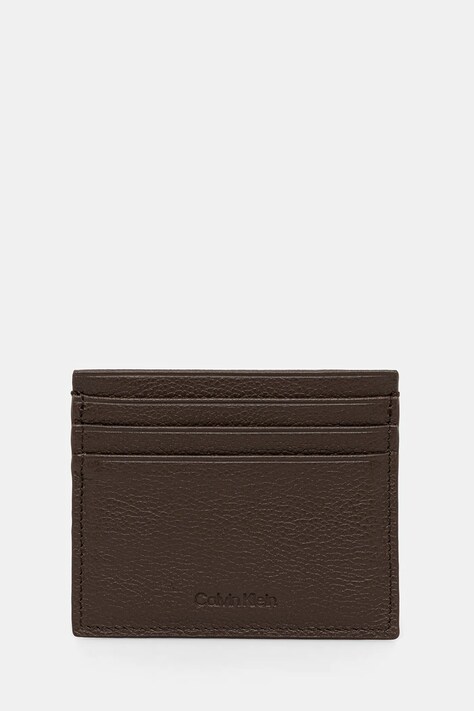 Calvin Klein carcasa din piele culoarea maro, LV04D1100G