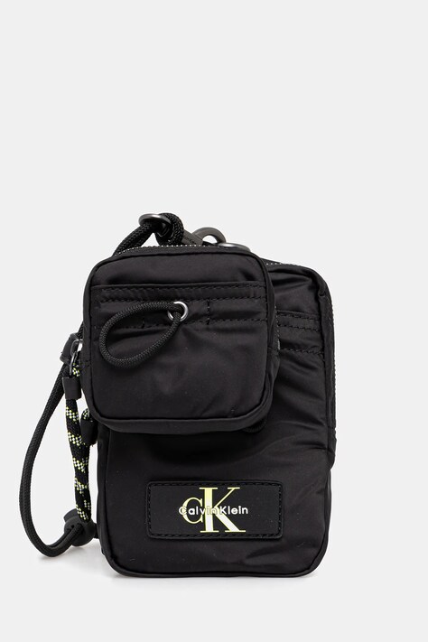 Taštička Calvin Klein pánská, černá barva, LV04G1080G