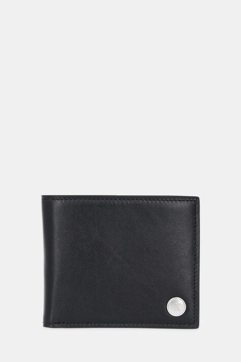 Calvin Klein portfel skórzany męski kolor czarny LV04G1082G