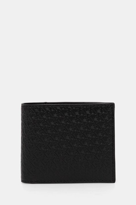 Calvin Klein portofel de piele culoarea negru, LV04G1085G