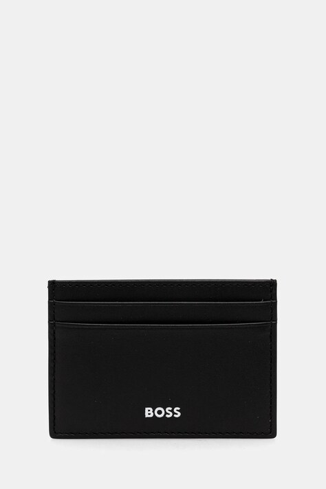 BOSS carcasă din piele culoarea negru, 50546166