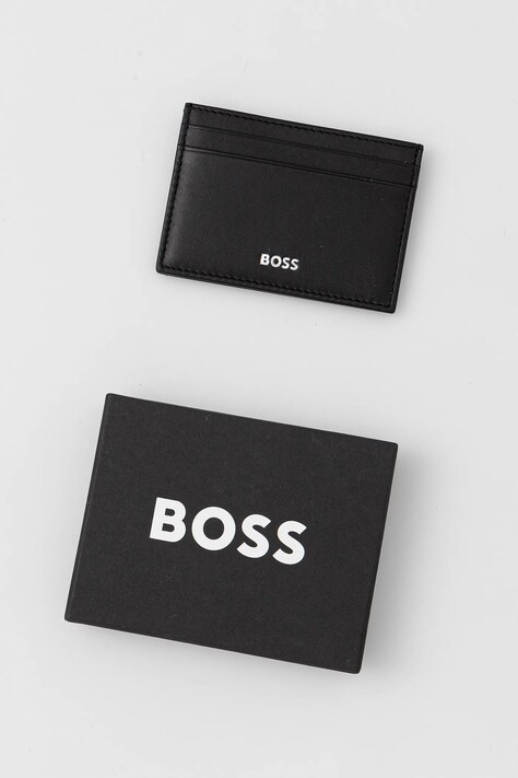 Шкіряний чохол на банківські карти BOSS Randy_Cardholder — фото 3