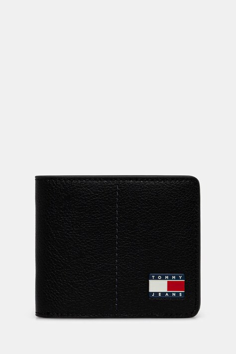 Tommy Jeans portfel męski kolor czarny AM0AM13699