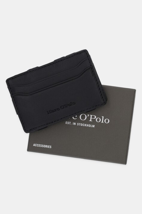 Шкіряний чохол на банківські карти Marc O'Polo — AW25-PFM03M, чорний — фото 5