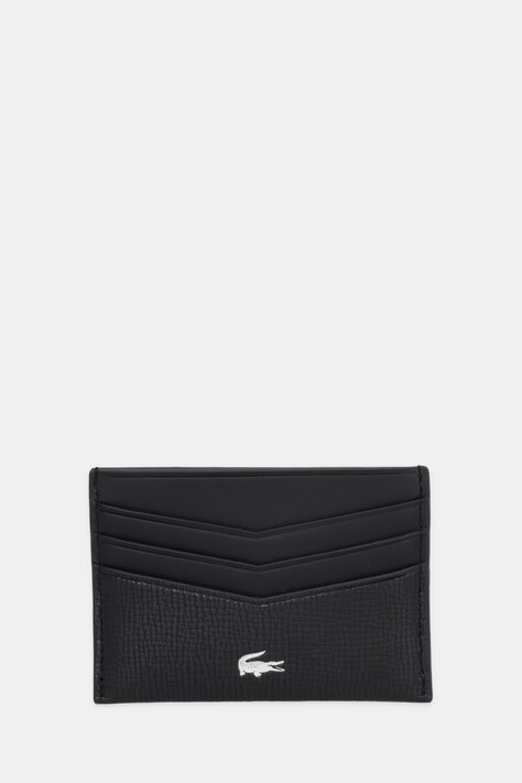 Lacoste etui na karty skórzane kolor czarny NH5056OI