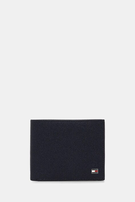 Tommy Hilfiger portofel din piele și breloc culoarea bleumarin, AM0AM13604