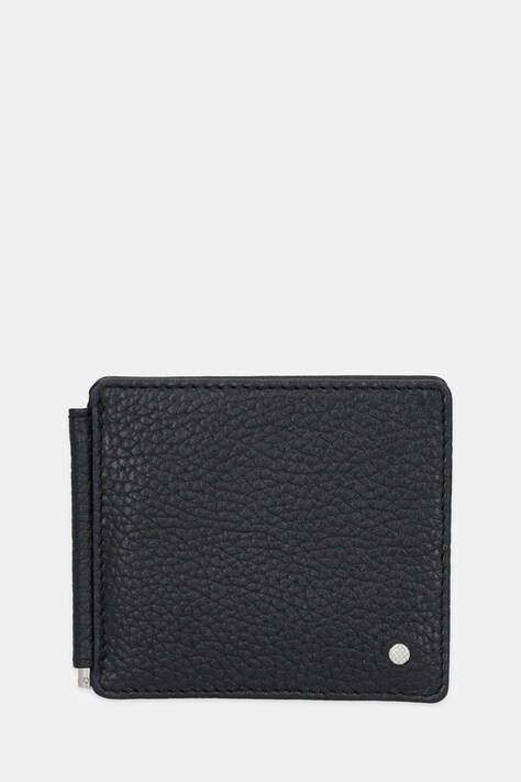 Geox etui na karty skórzane kolor czarny U35JFD 00046