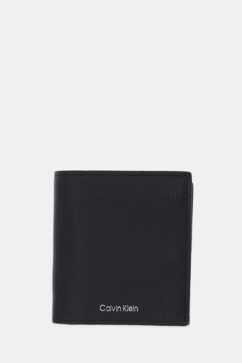 Calvin Klein portfel skórzany męski kolor czarny LV04D1063G