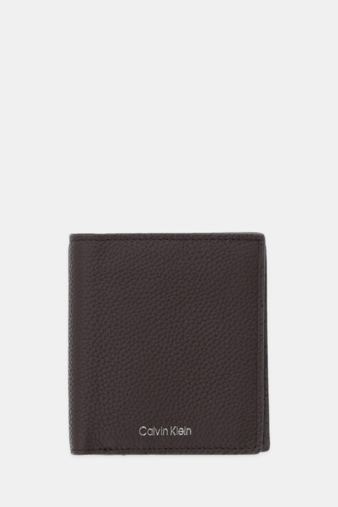 Calvin Klein portfel skórzany męski kolor brązowy LV04D1064G