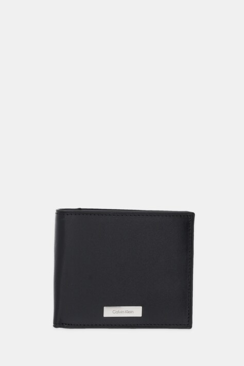 Calvin Klein portfel skórzany męski kolor czarny LV04D1066G