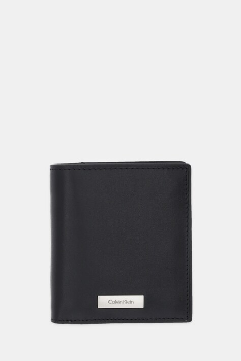 Calvin Klein portfel skórzany męski kolor czarny LV04D1068G