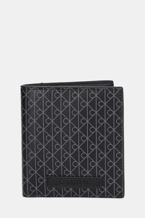 Novčanik Calvin Klein za muškarce, boja: crna, LV04D1084G