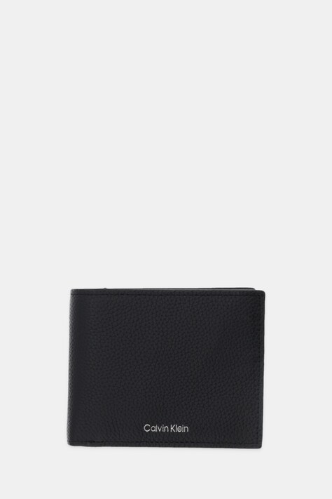 Calvin Klein portfel skórzany męski kolor czarny LV04D1138G