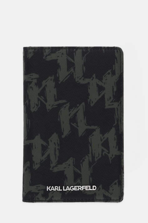 Karl Lagerfeld portfel K/MONOGRAM męski kolor czarny A4M32049