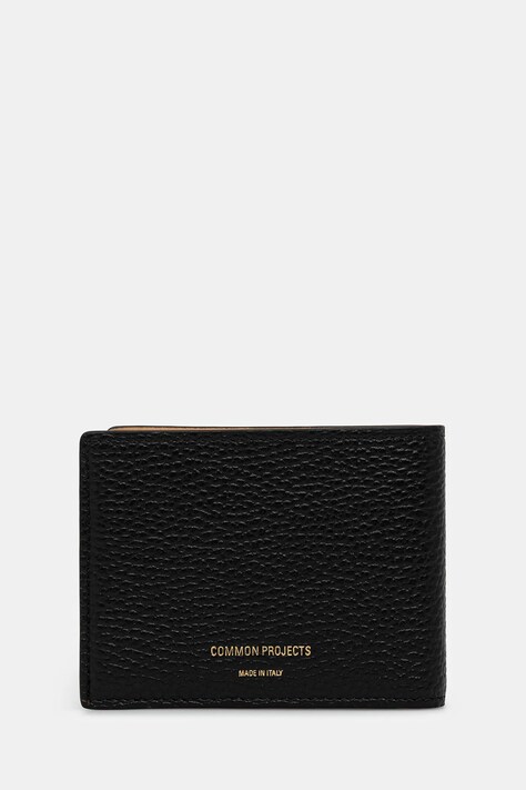 Common Projects portfel skórzany Standard Wallet męski kolor czarny 9175.7001