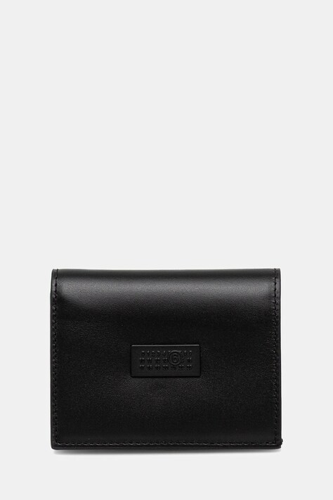 MM6 Maison Margiela portfel skórzany kolor czarny SA5UI0015.P8622.T8013