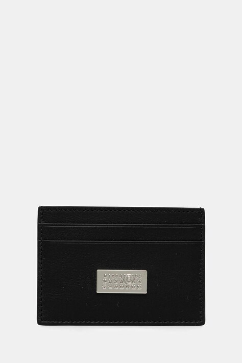 MM6 Maison Margiela leather card holder black color SA5UI0026.P8332.T8013
