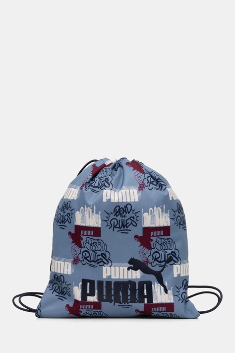 Puma plecak dziecięcy PUMA PHASE AOP Small Gym Sack kolor niebieski wzorzysty 091325