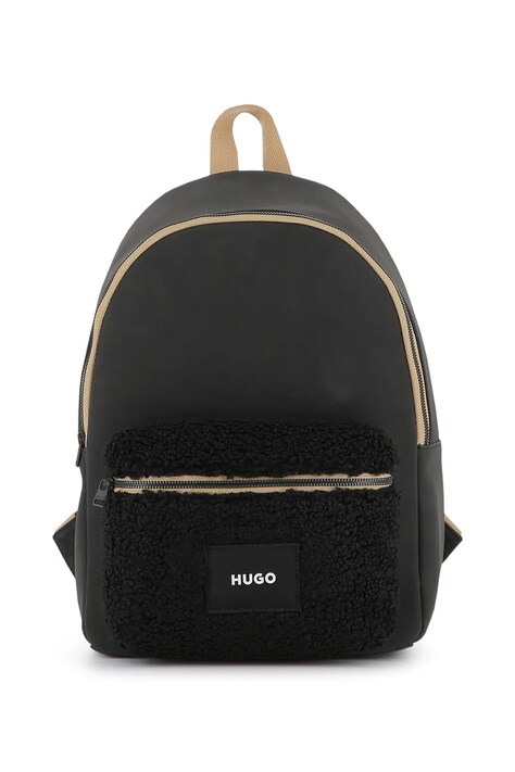 HUGO ghiozdan copii culoarea negru, mic, uni, G00559