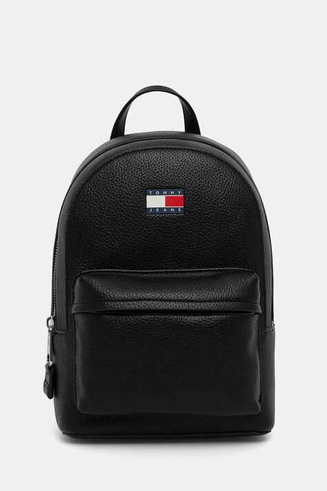 Tommy Jeans plecak damski kolor czarny mały gładki AW0AW17823