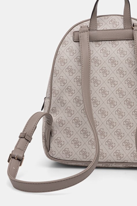 Guess plecak MANHATTAN damski kolor beżowy mały wzorzysty HWSG71 18330