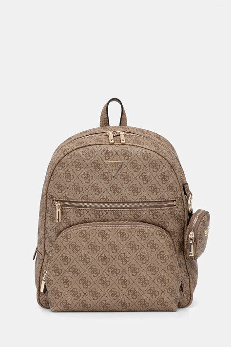Guess rucsac POWER PLAY culoarea bej, mare, cu imprimeu, HWSL71 24350
