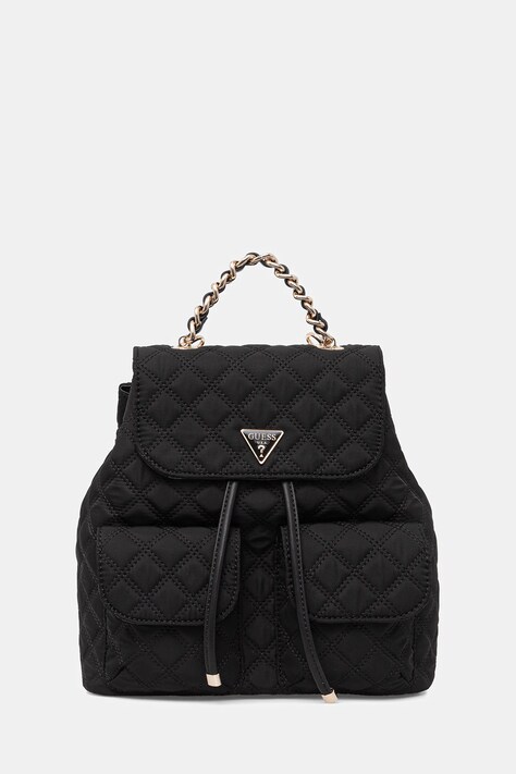 Guess rucsac GIULLY culoarea negru, mic, uni, HWYQ96 73330