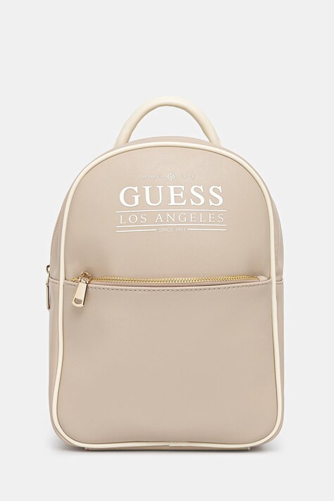 Рюкзак Guess FANCY колір бежевий малий з принтом V5YZ05 WHDX0